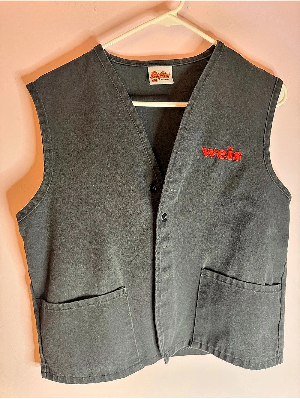 DayStar Apparel Men's Black Vest Size Medium